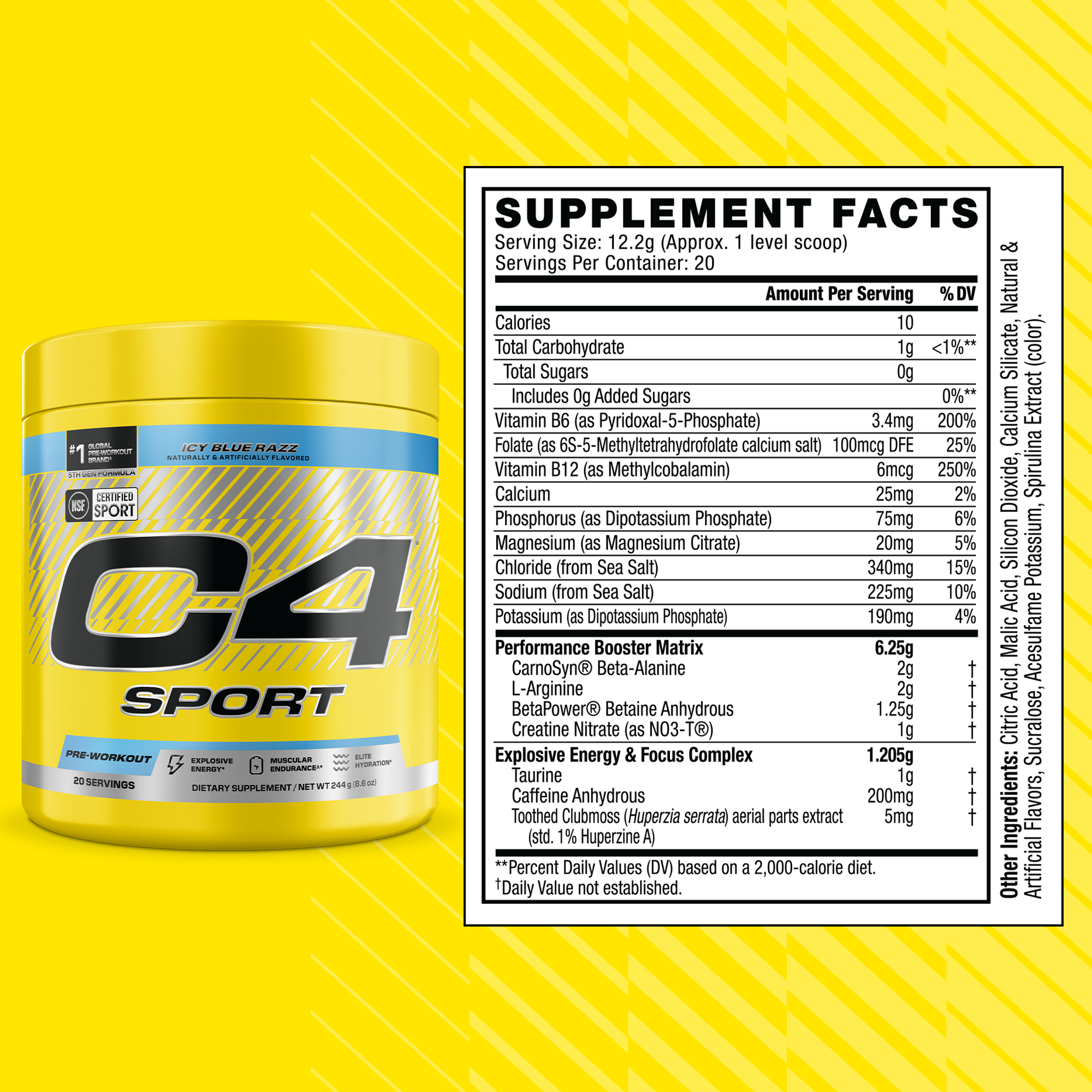 C4 Sport® Pre-Workout Frozen Bombsicle