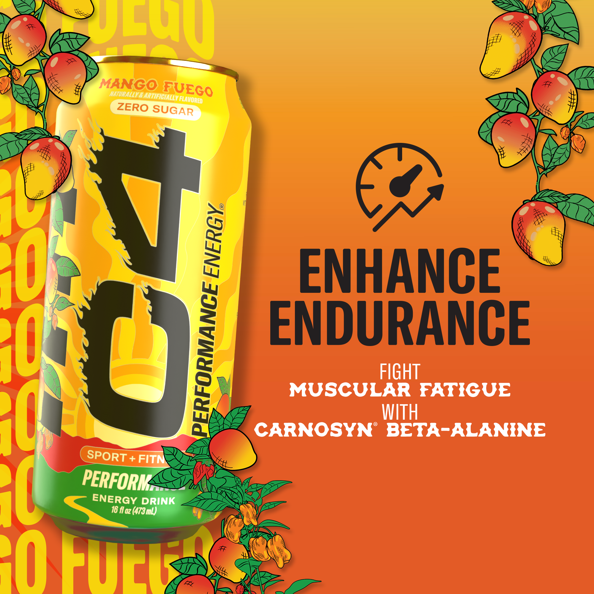 C4 Performance Energy® Mango Fuego