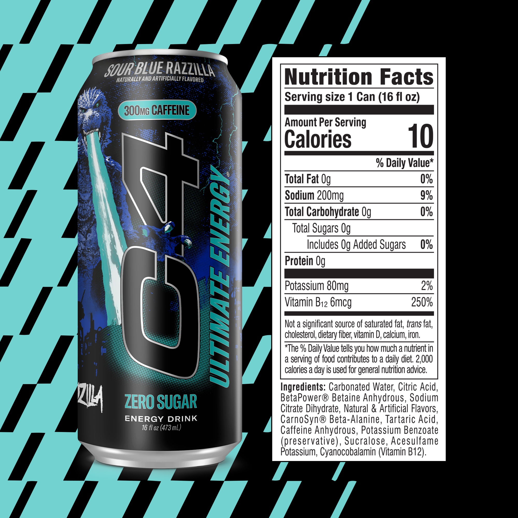 C4 Ultimate Energy® Carbonated x Godzilla