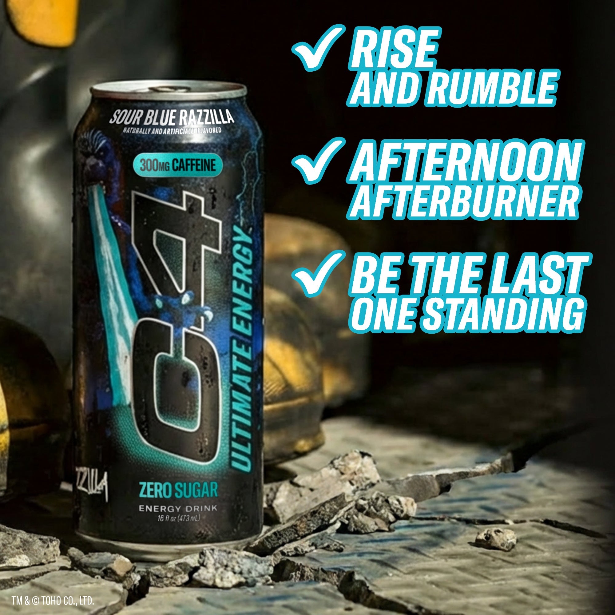 C4 Ultimate Energy® Carbonated x Godzilla