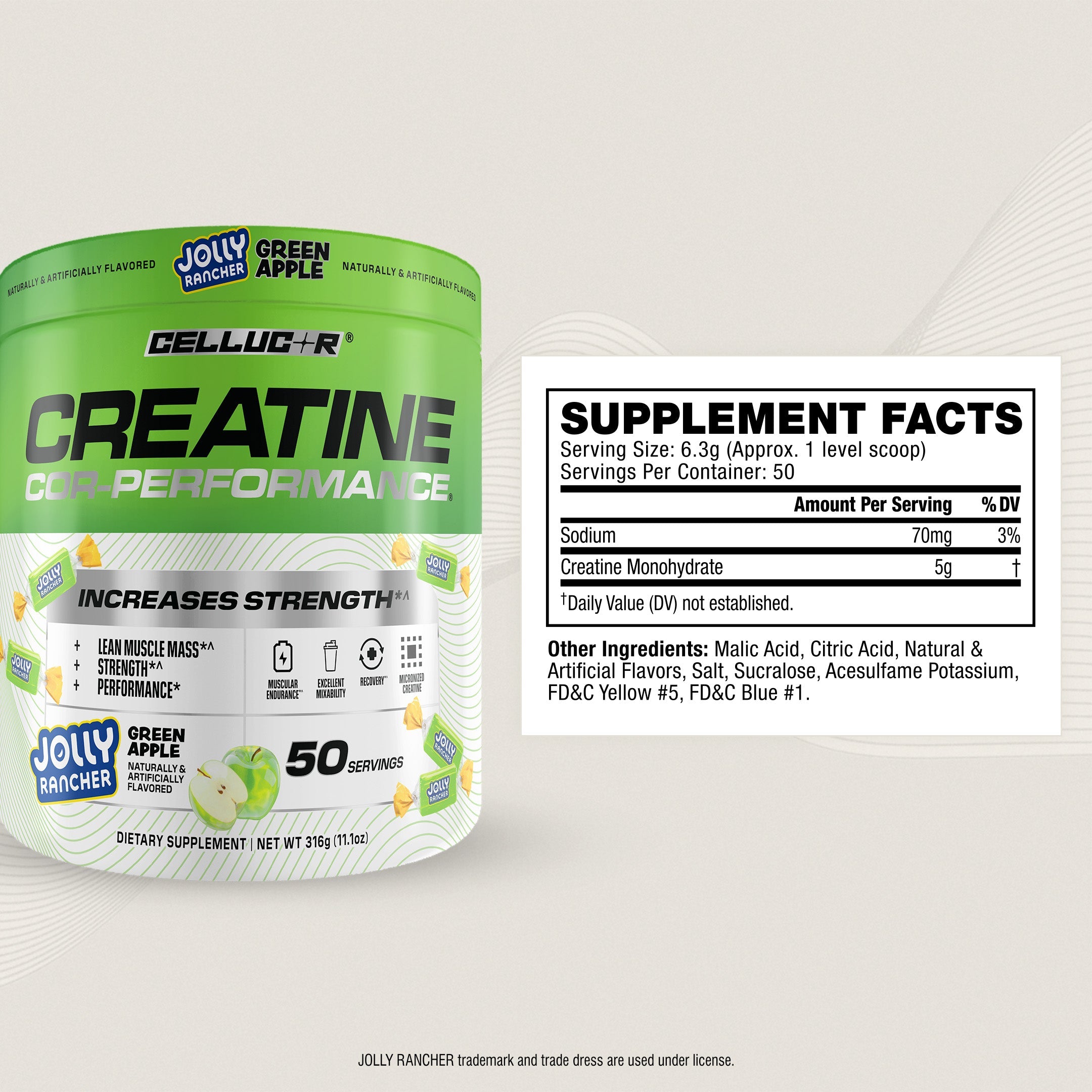 Cellucor® Jolly Rancher Flavored Cor-Performance® Creatine Powder