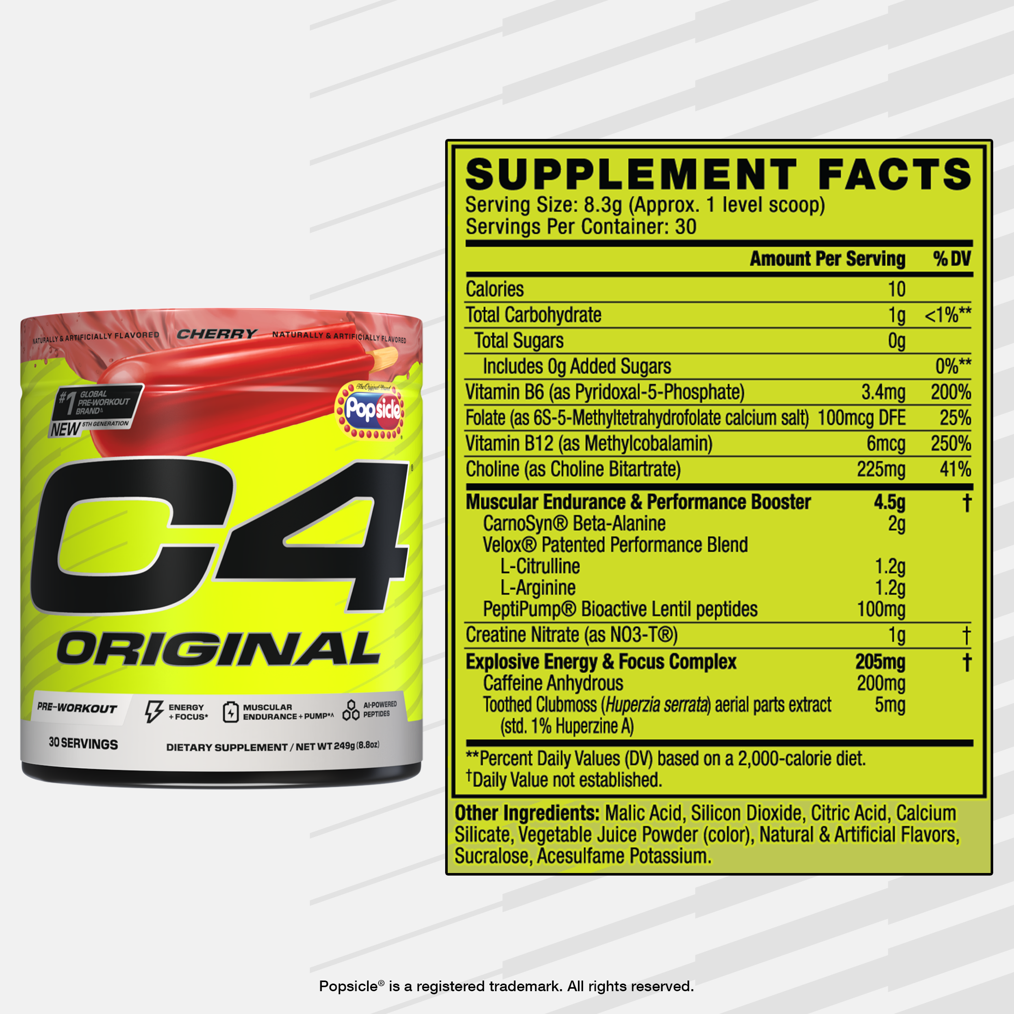 C4 Original x Popsicle Pre-Workout