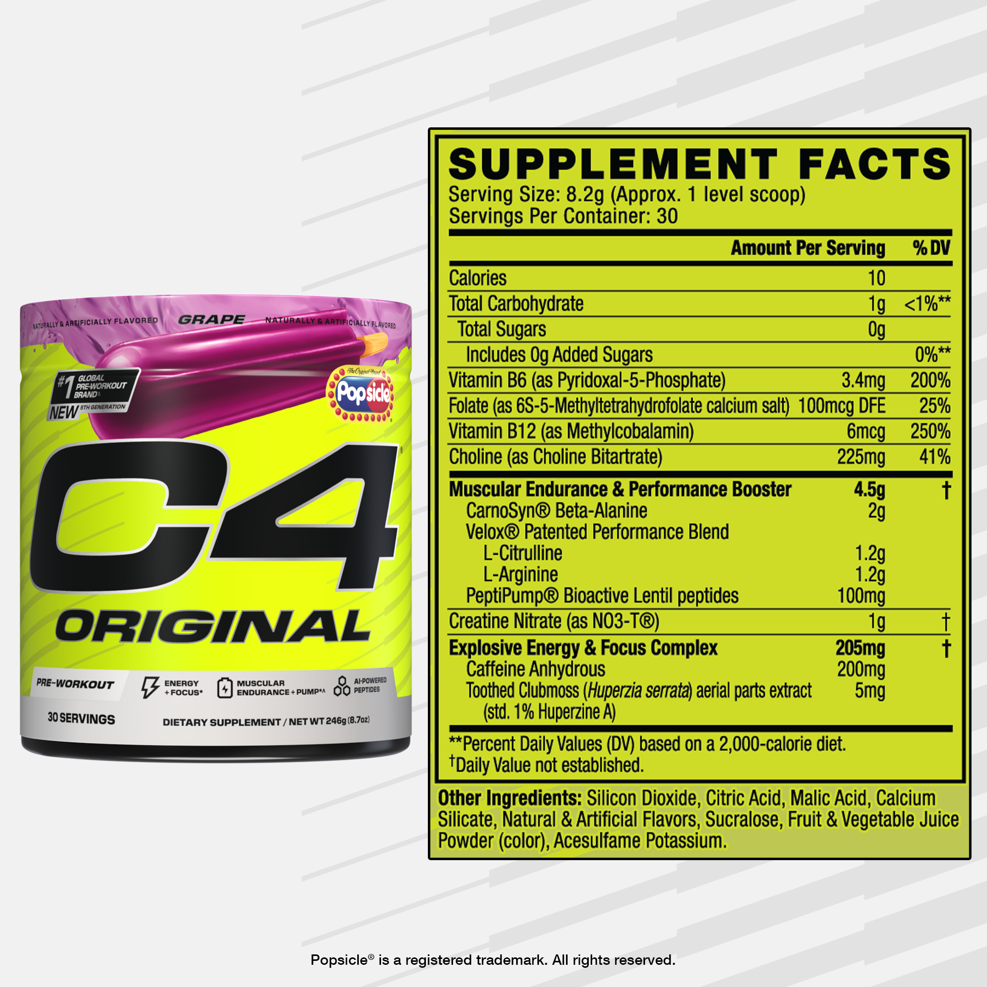 C4 Original x Popsicle Pre-Workout