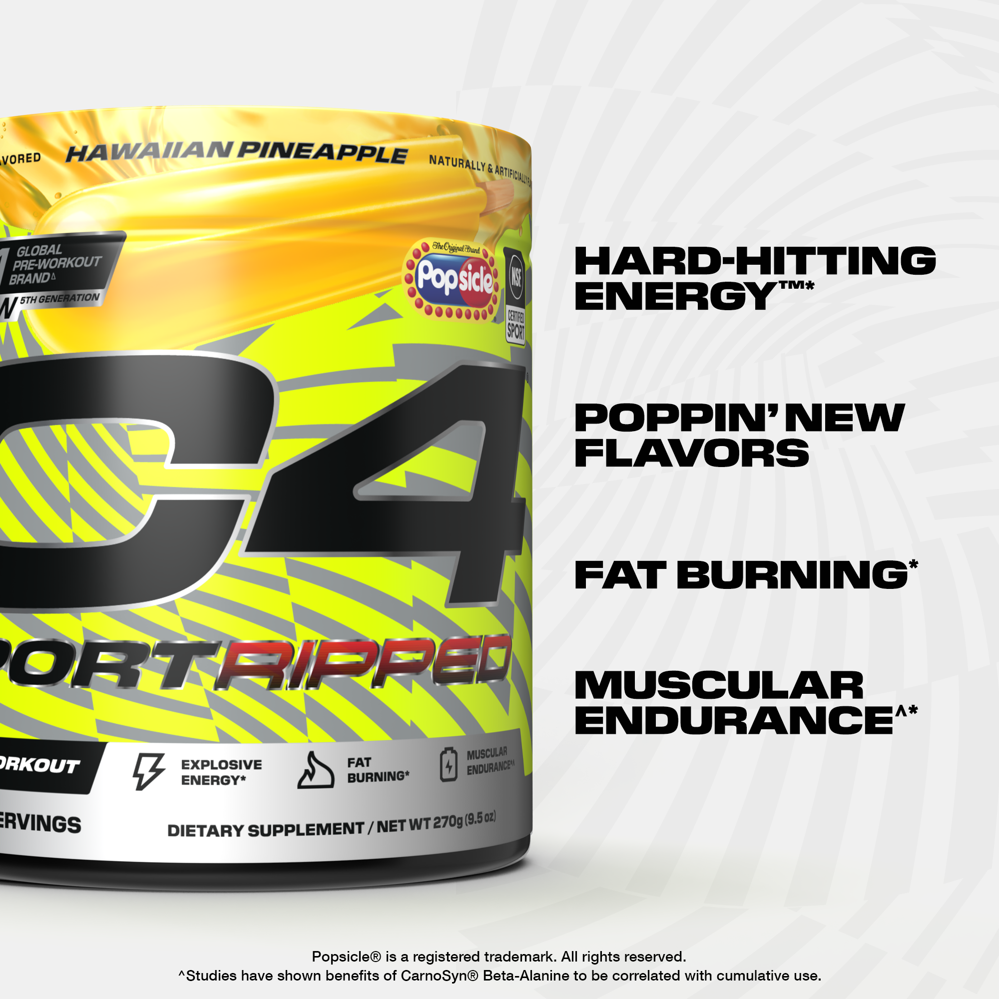 C4 Sport Ripped™ x Popsicle Pre-Workout