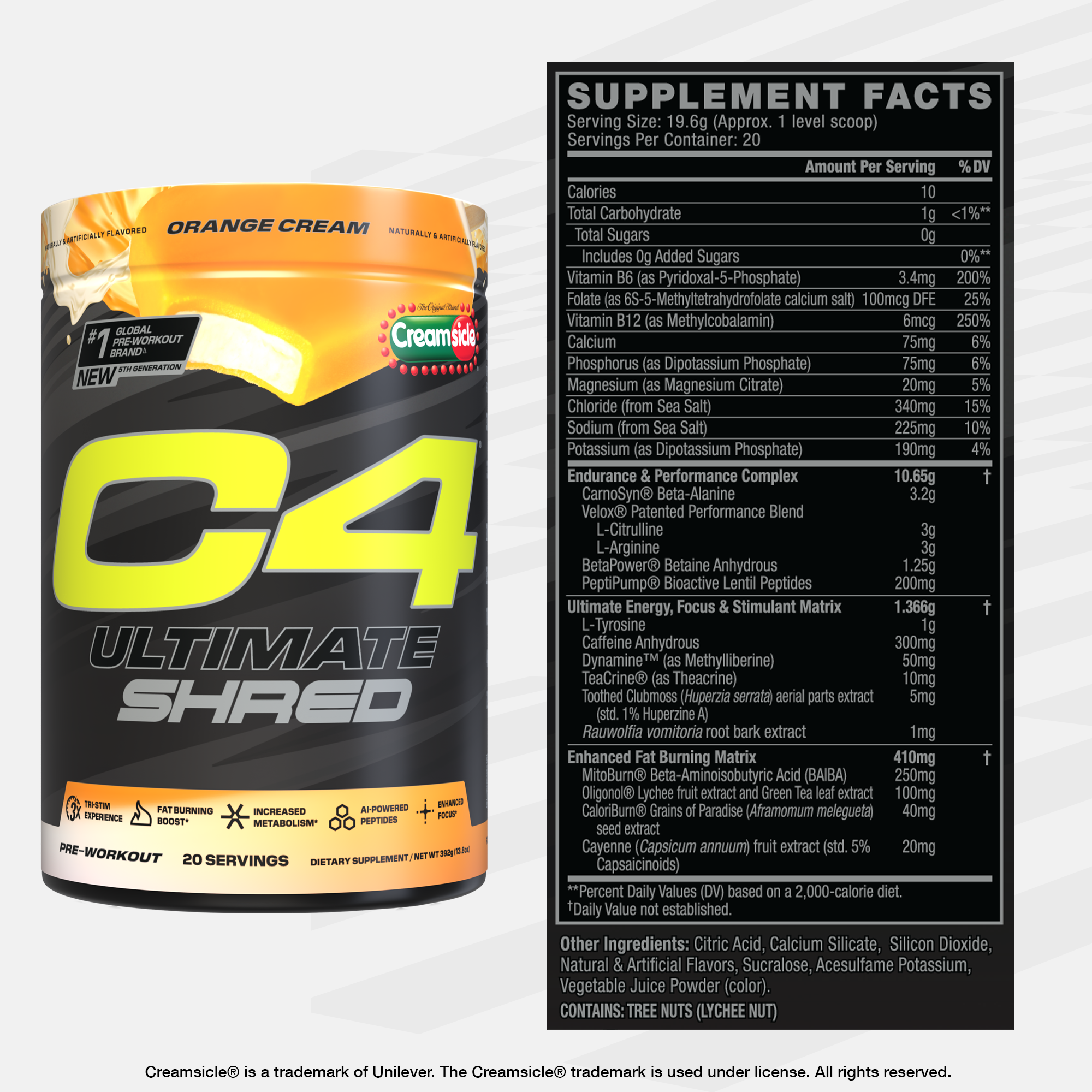 C4 Ultimate® Shred x Popsicle Pre-Workout