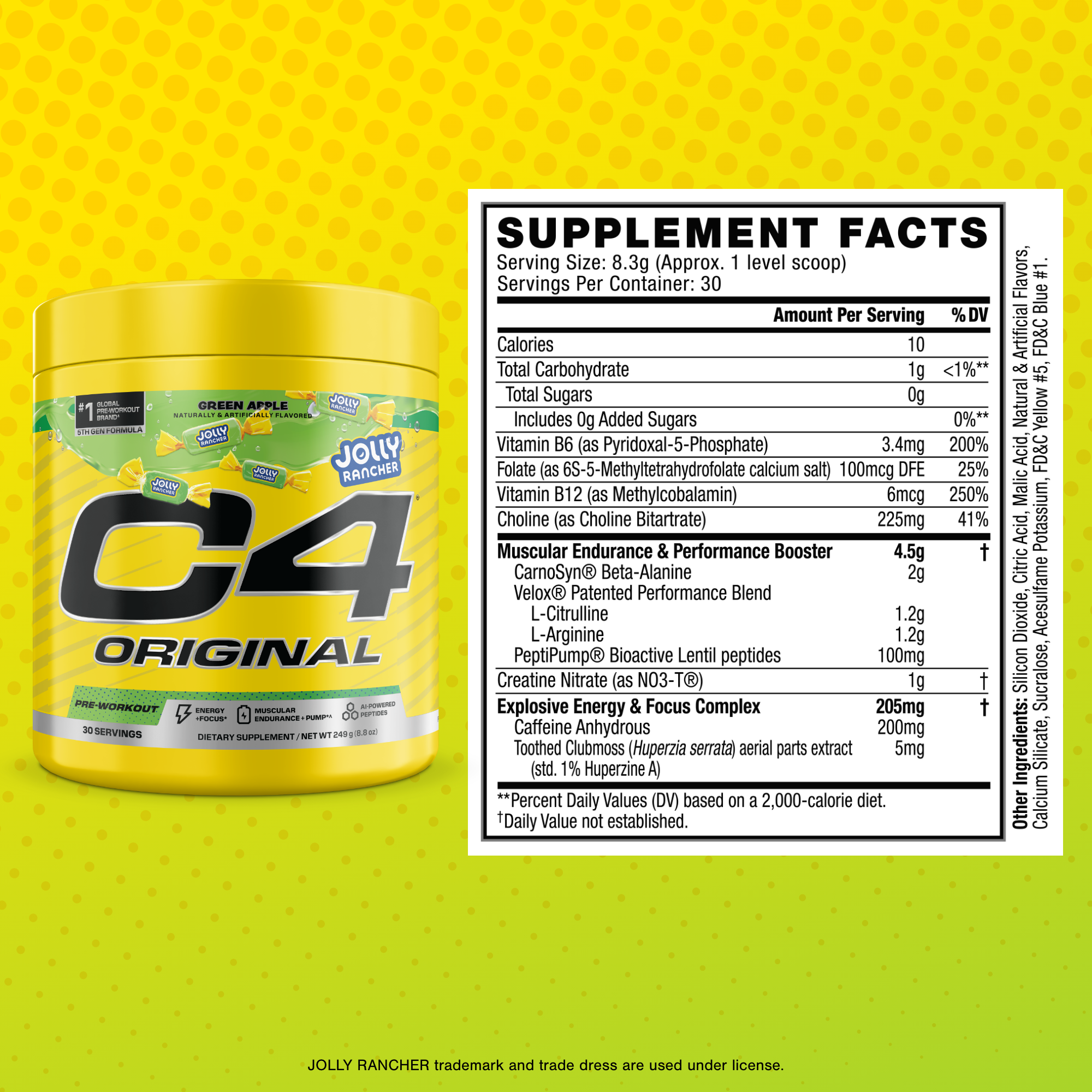 C4 Original x JOLLY RANCHER Pre-Workout