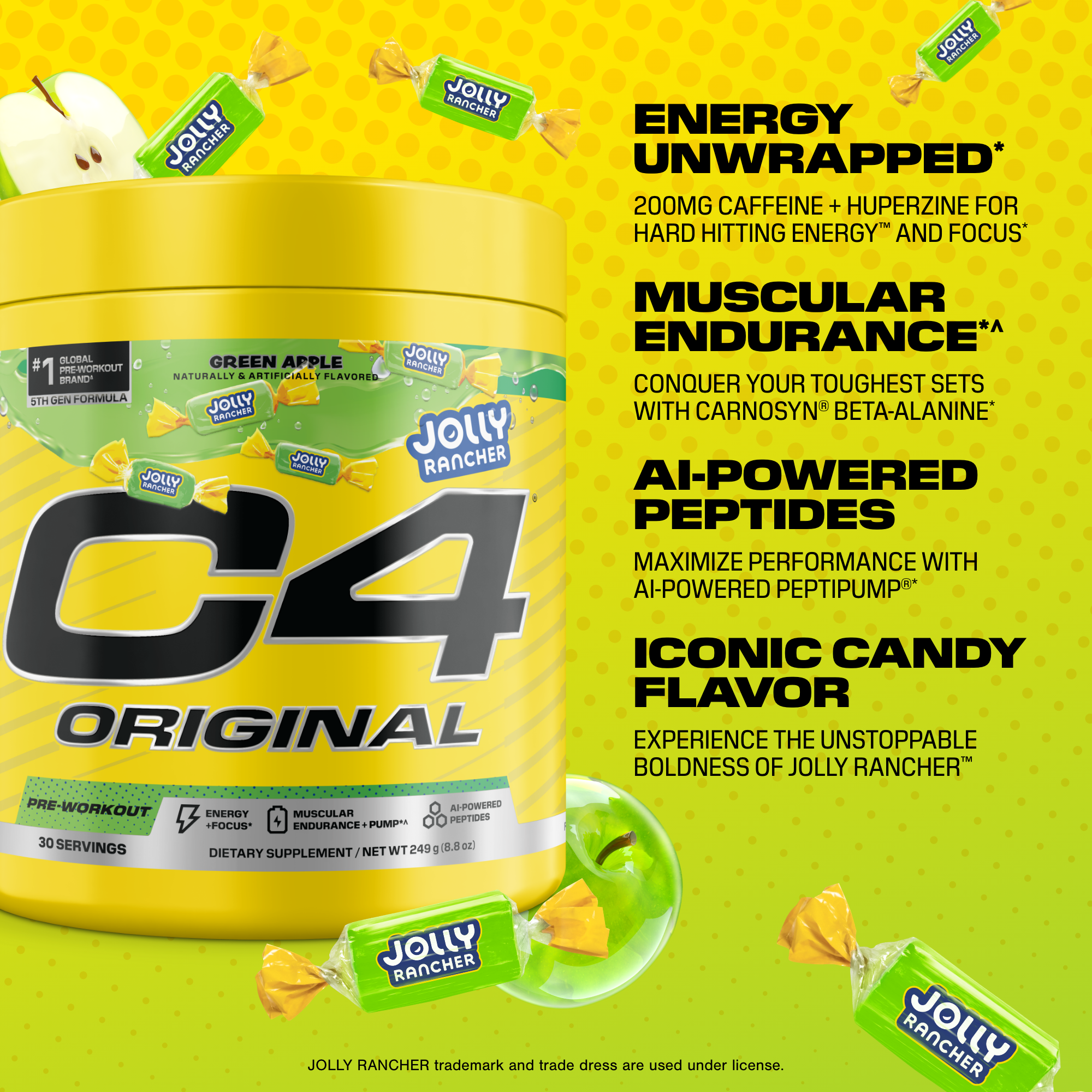 C4 Original x JOLLY RANCHER Pre-Workout
