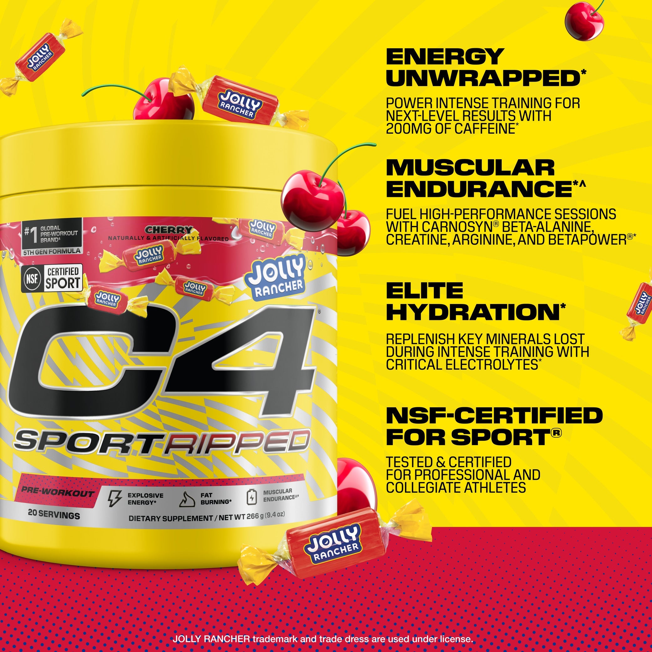 C4 Sport Ripped™ x JOLLY RANCHER Pre-Workout