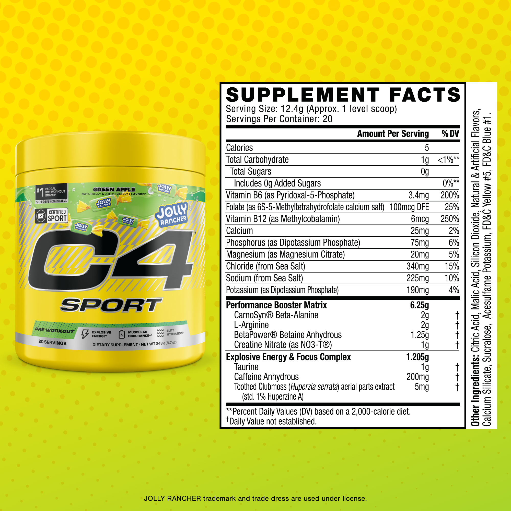 C4 Sport® x JOLLY RANCHER Pre-Workout