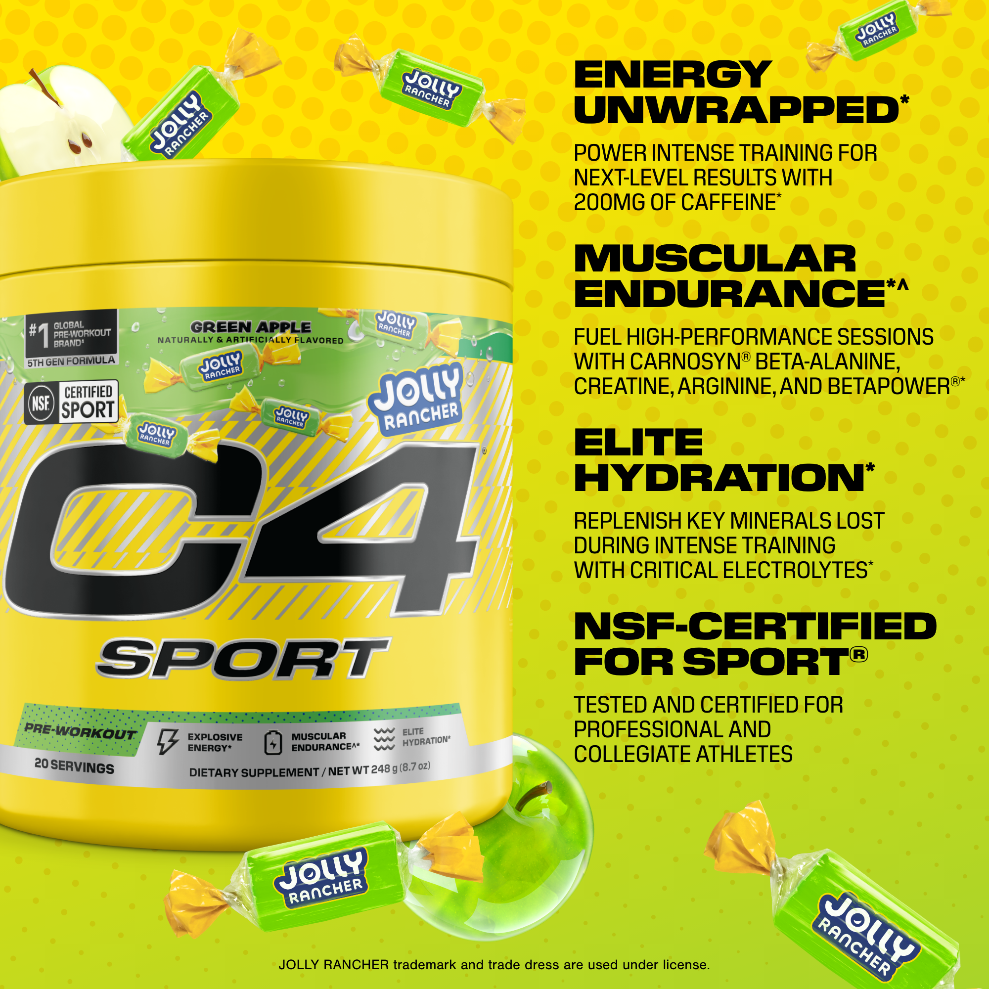 C4 Sport® x JOLLY RANCHER Pre-Workout