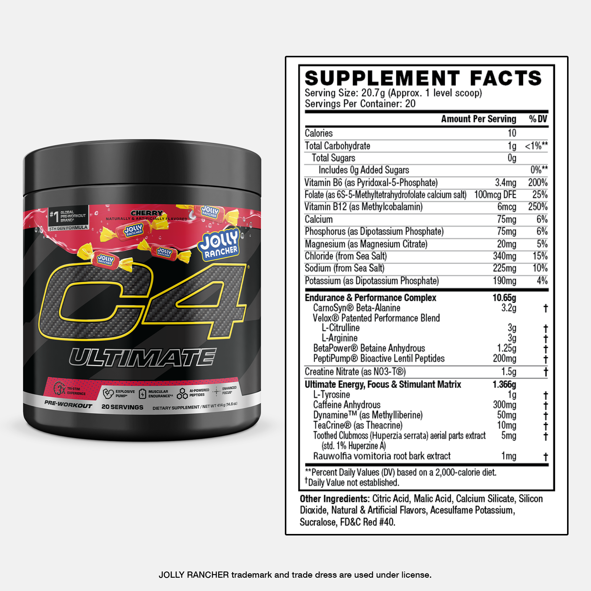 C4 Ultimate x JOLLY RANCHER Pre-Workout