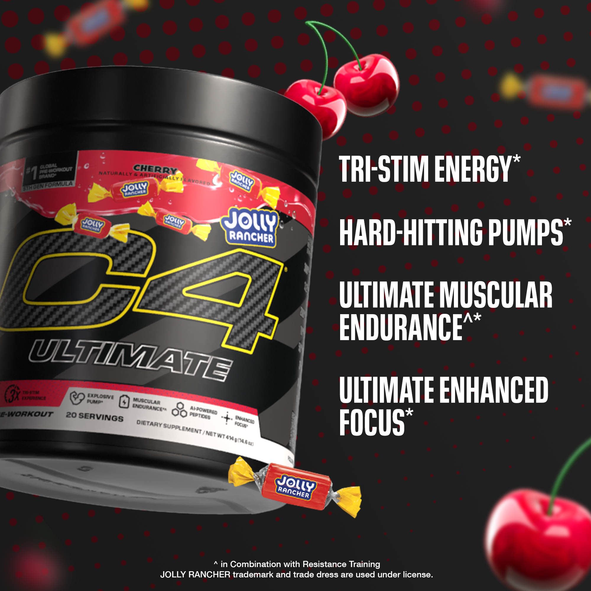 C4 Ultimate x JOLLY RANCHER Pre-Workout