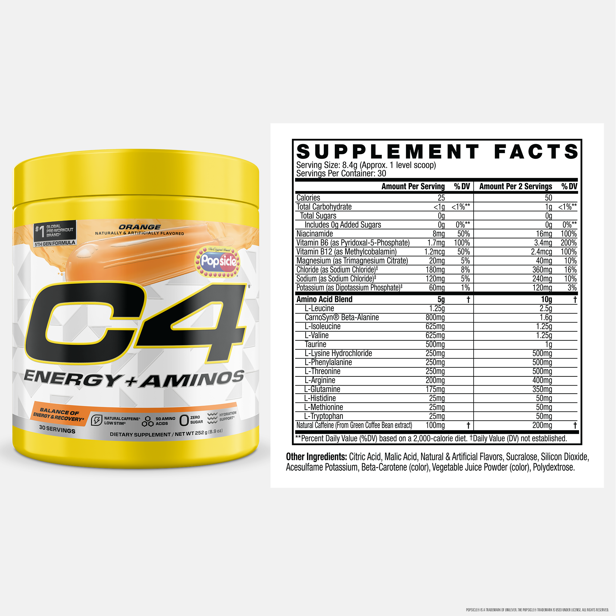 C4 Energy + Aminos Popsicle