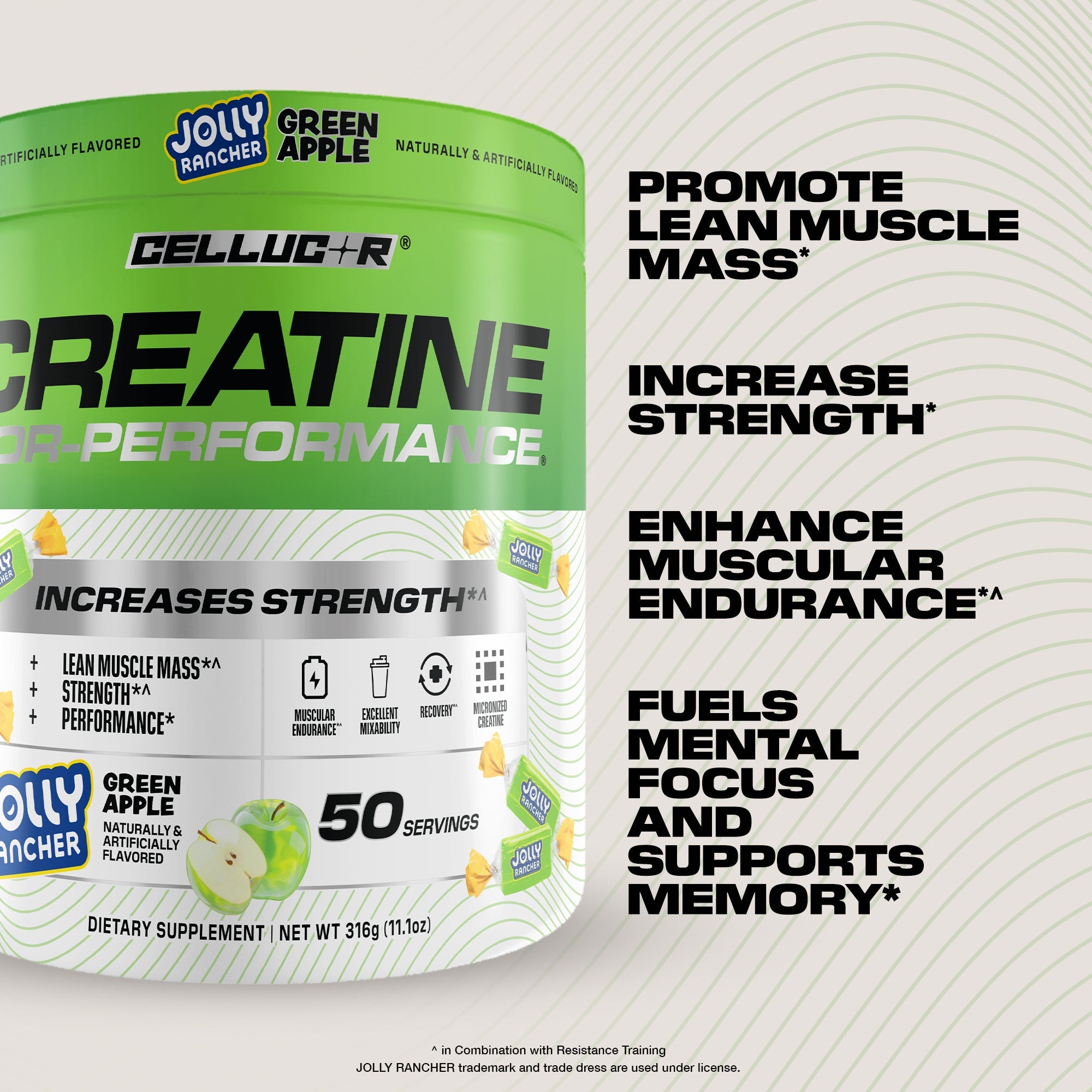 Cellucor® Jolly Rancher Flavored Cor-Performance® Creatine Powder
