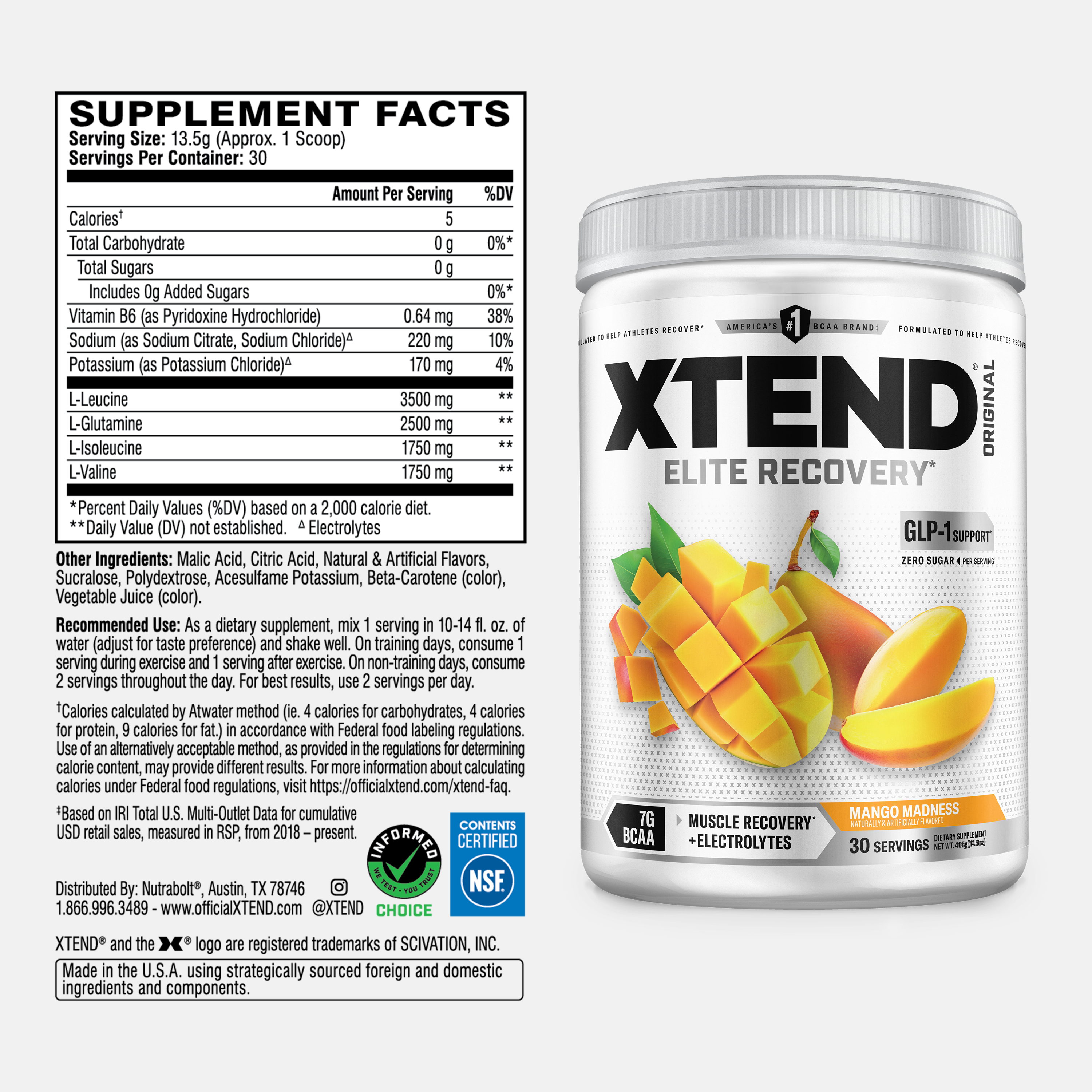 XTEND® Original BCAA Powder